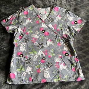 Disney 101 Dalmatians Scrub Top